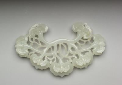 图片[2]-Jade spirit fungus with decoration for welcoming fortune, Qianlong reign (1736-1795), Qing dynasty-China Archive